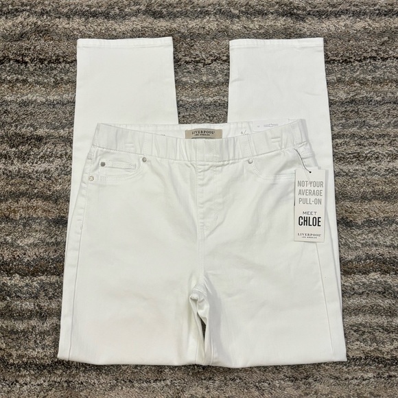 Liverpool Chloe Pull-On Slim Jeans Sz 6/28 NWT | Liverpool The Slim Pull-On Jean - Picture 1 of 15